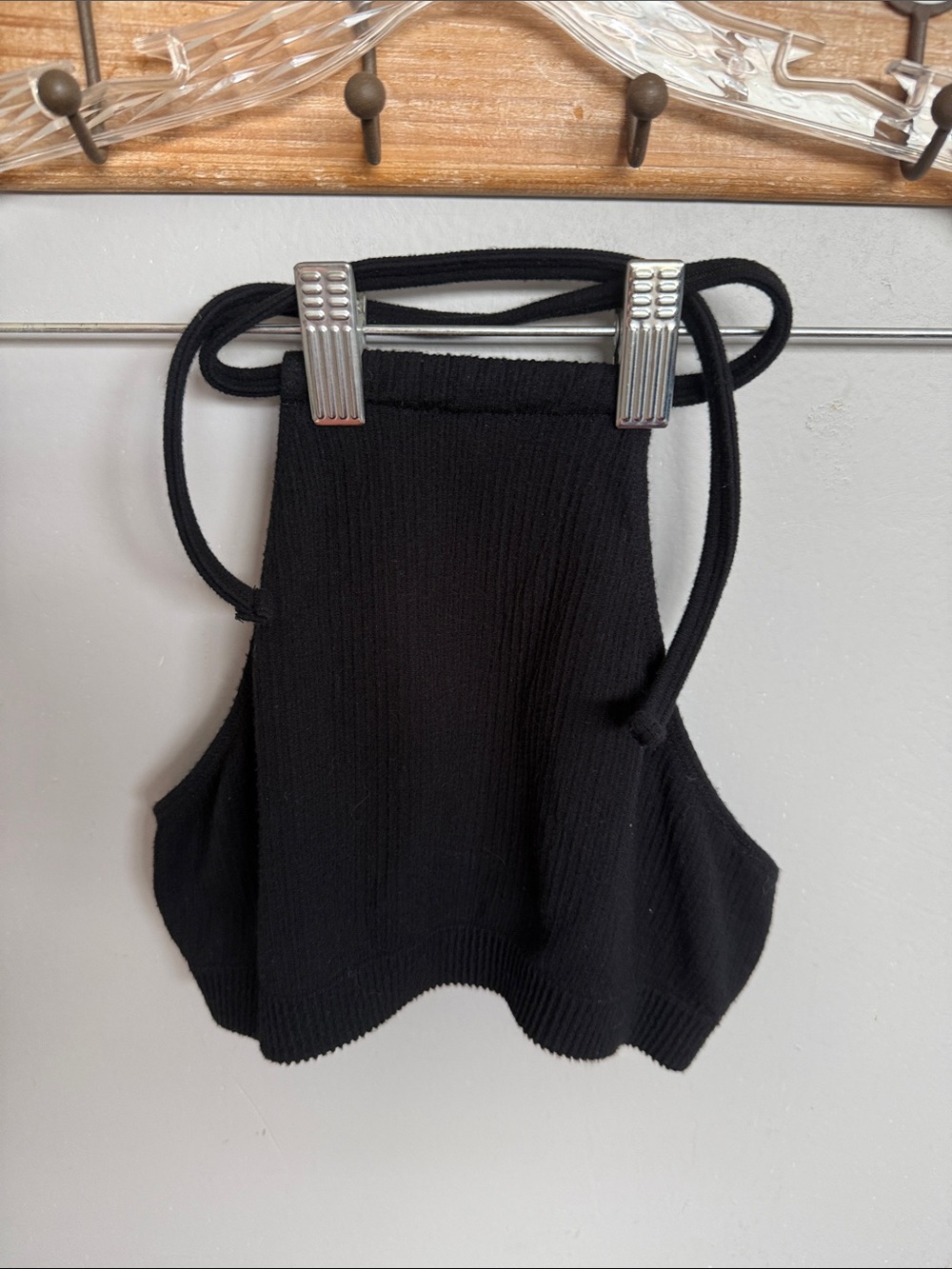 UO - Out From Under Black Knit Halter